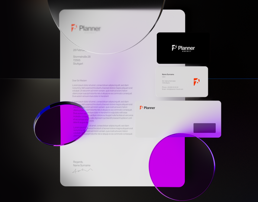 Planner Agency brand identity
